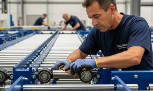 Cara Kerja Gravity Roller Conveyor