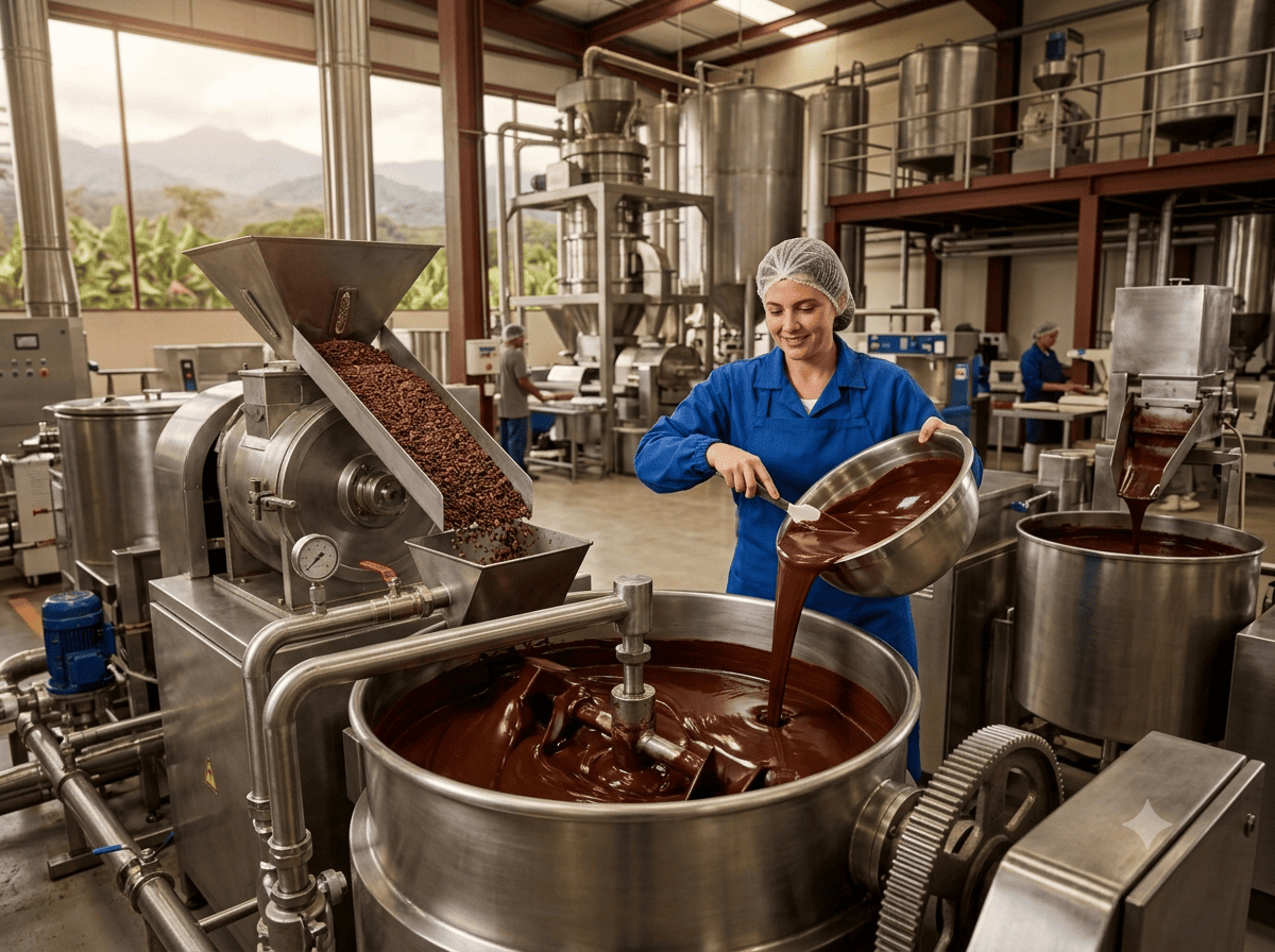 cara memilih mesin coklat