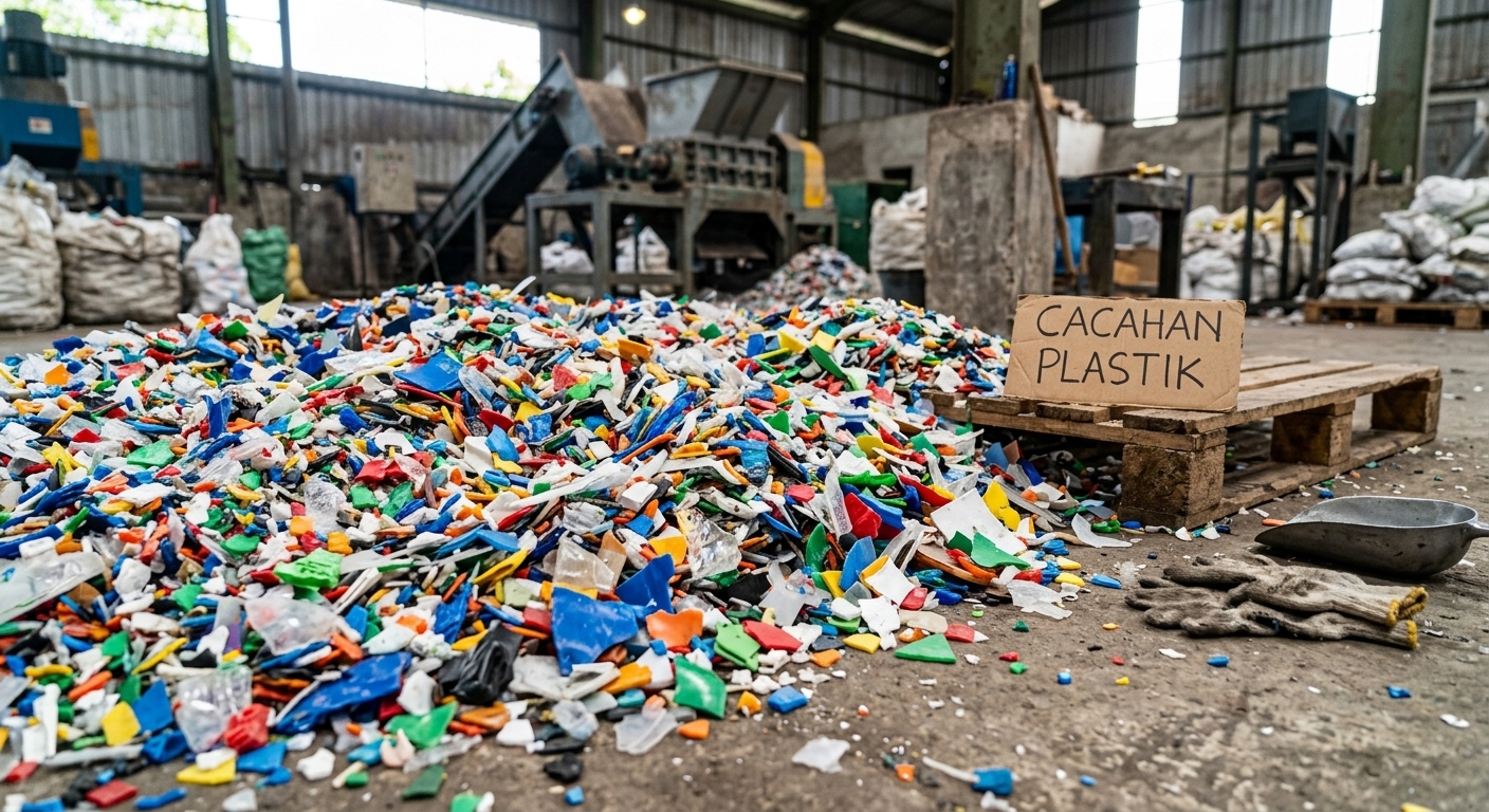 cara menghasilkan cacahan plastik seragam